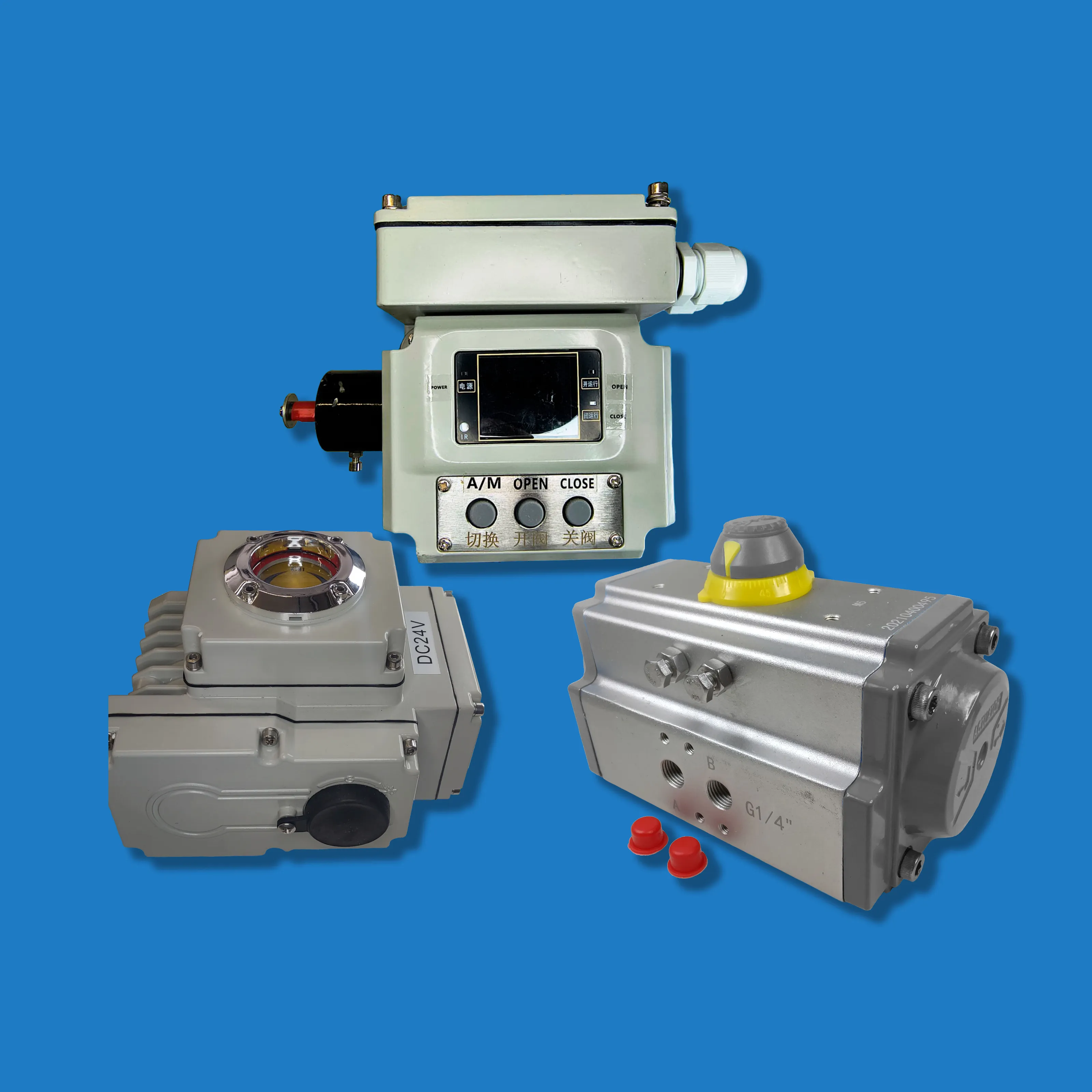 ATUADORES PNEUMÁTICOS E ELÉTRICOS