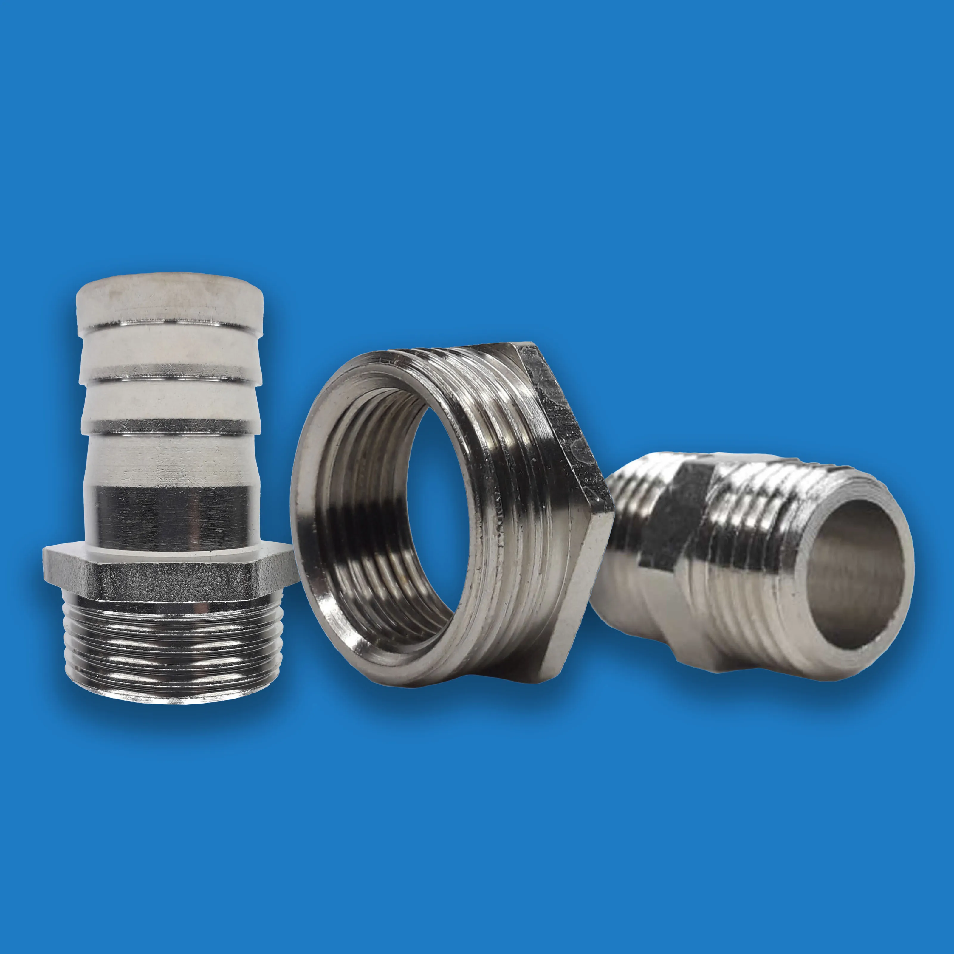 CONEXÕES LATÃO NIQUELADO