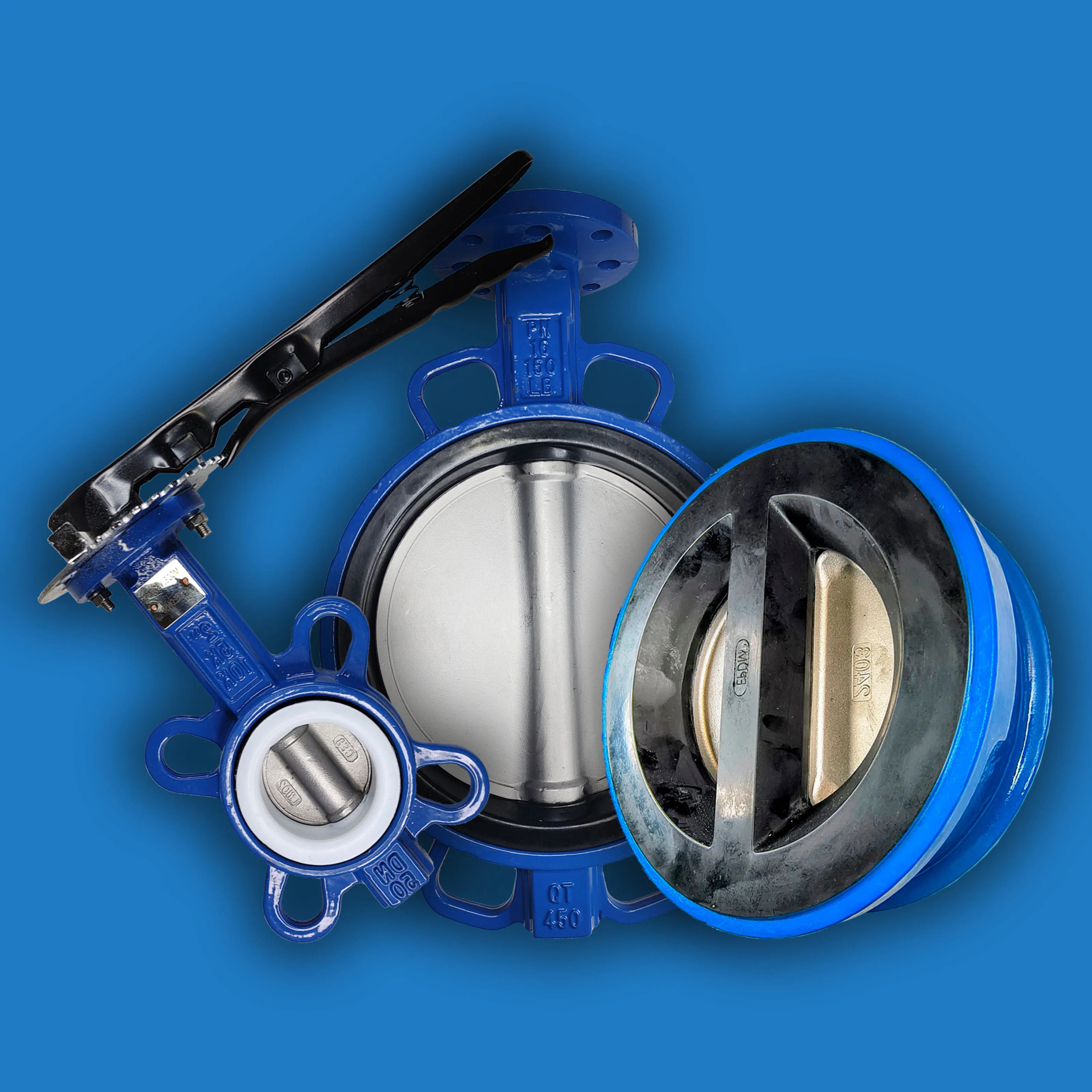 VÁLVULAS BORBOLETA E PORTINHOLA DUPLA